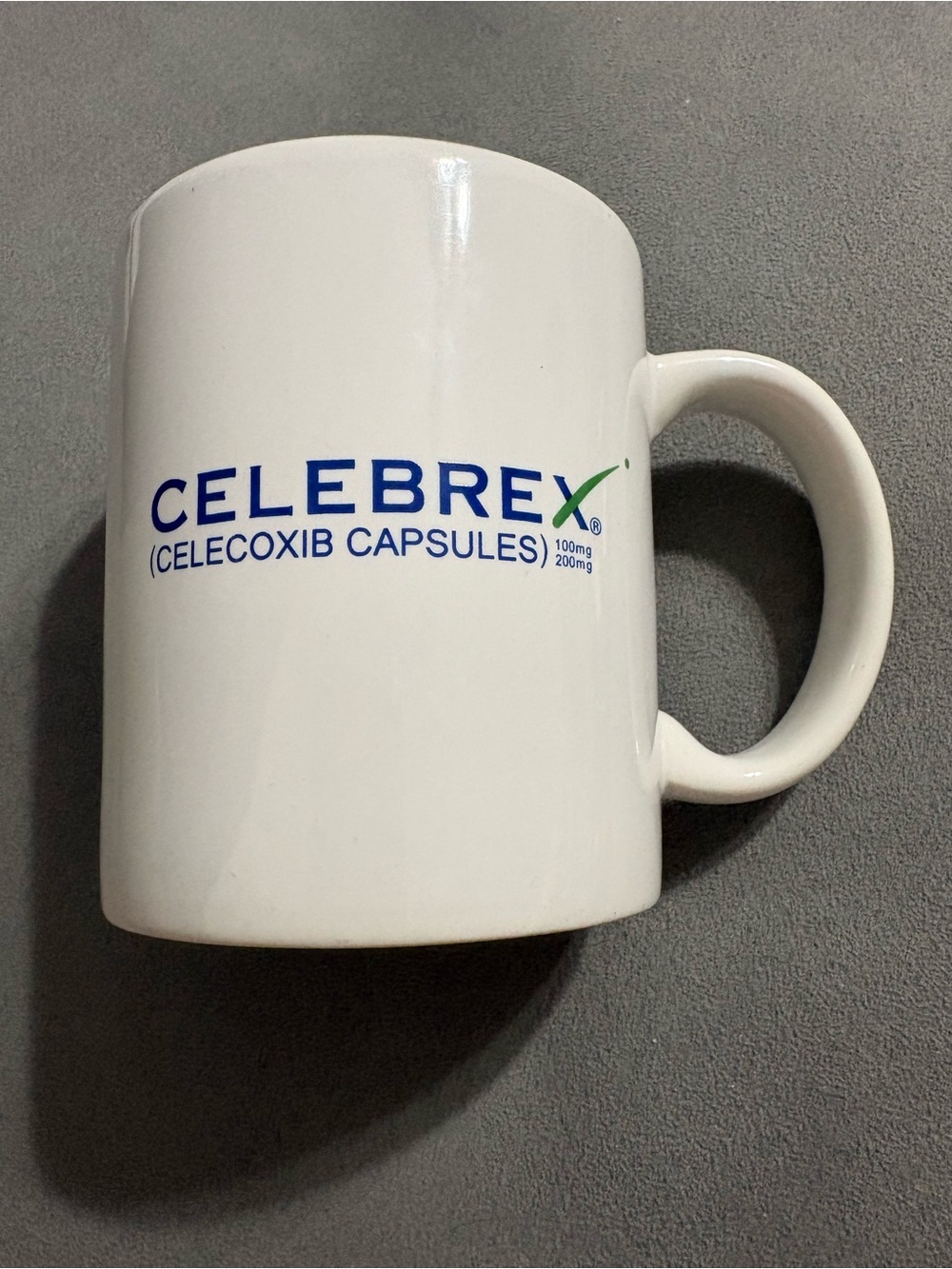 Celebrex Coffee Mug Unused Perfect Condition Drug Rep